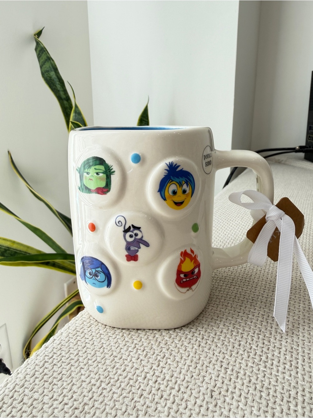 Disney Pixar Rae Dunn Inside Out Mug “Mixed Emotions”